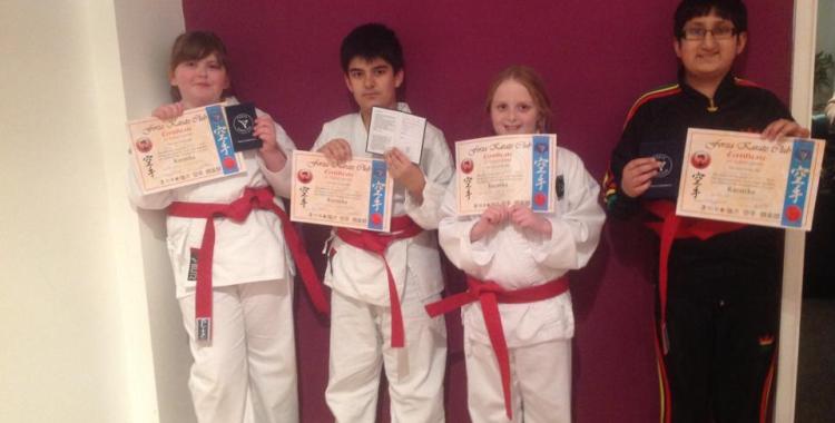 Romford Karate Kids grade to Red